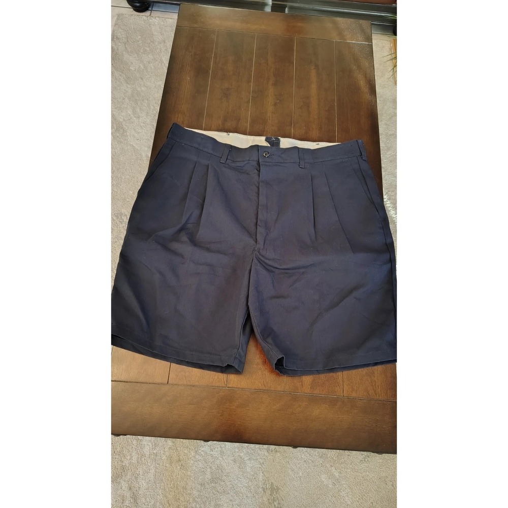 Red Kap Men's Navy Blue Shorts Flat Front Work Uniform Size 42